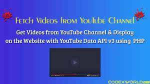 How to get youtube video details using php